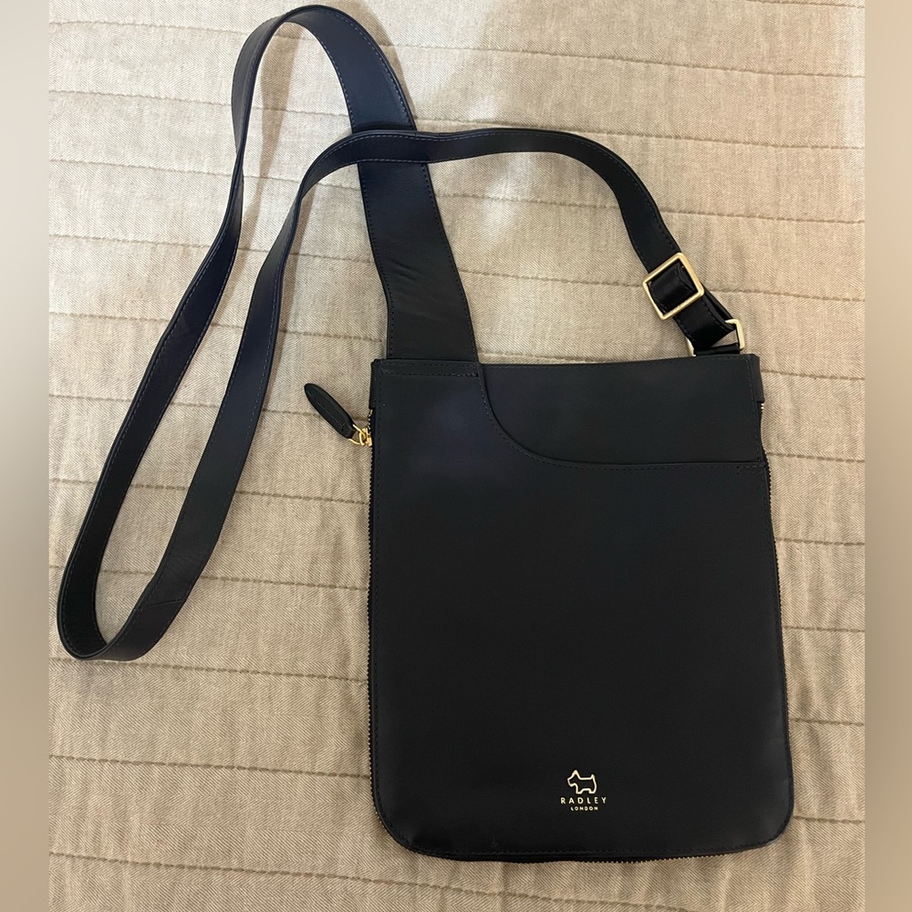 Radley London Medium Leather Zip Top Crossbody Bag
